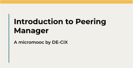 Introduction to Peering Manager