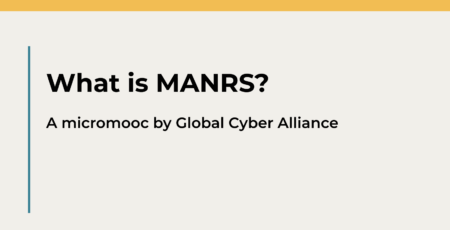 What is MANRS?